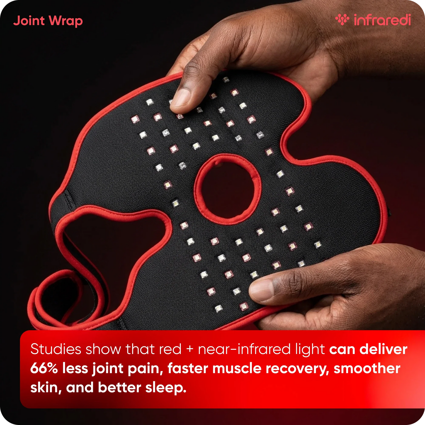 Ravlumi Joint Wrap — Red Light Therapy for Knees, Elbows & Shoulders