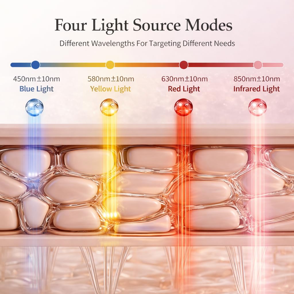 Ravlumi Pro Face Mask (1072nm) — Silicone LED Mask, 6 Beauty Modes