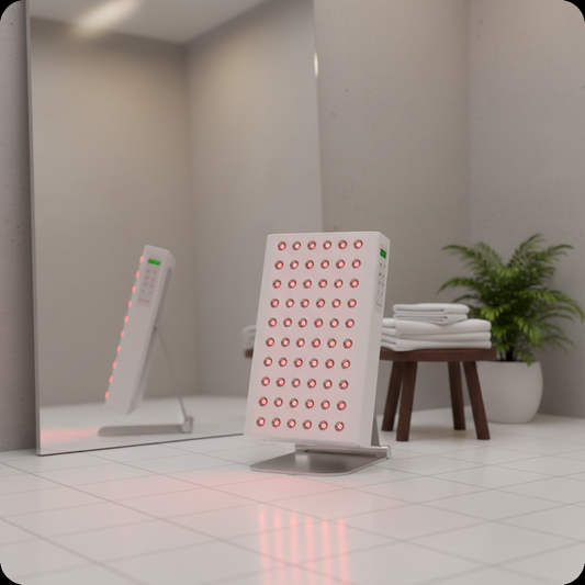 LED light therapy device on a white background