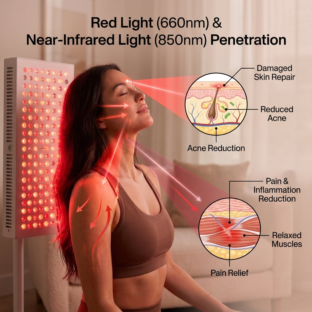 Ravlumi Pro Mini — Compact Red Light Therapy Device for Targeted Use