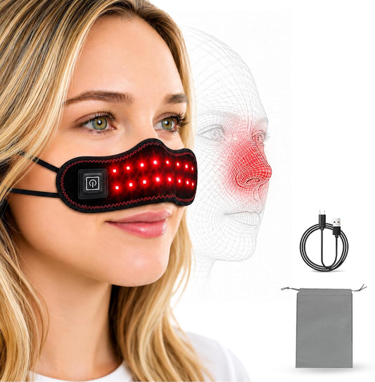 Ravlumi Nasal Comfort Device — Heat & Red Light Nasal Mask